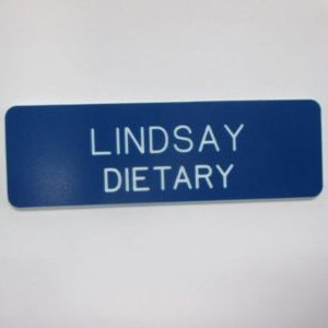 Two Line Badge